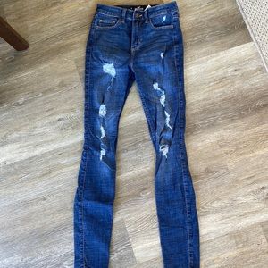 Hollister ripped jeans